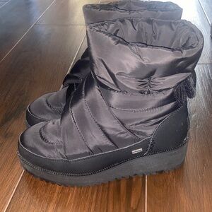 Women's Black Ugg Winter Montana Boots
